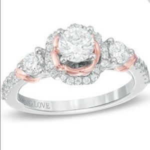 Vera Wang LOVE 1 CT TW Diamond Ring 💍 6.5